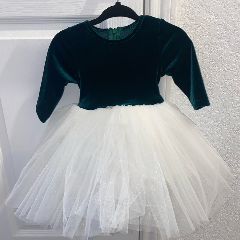 Baby velour dress